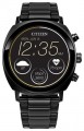 Citizen - CZ Smart 41mm Unisex Stainless Steel Casual Smartwatch with IP Stainless Steel Bracelet - Black