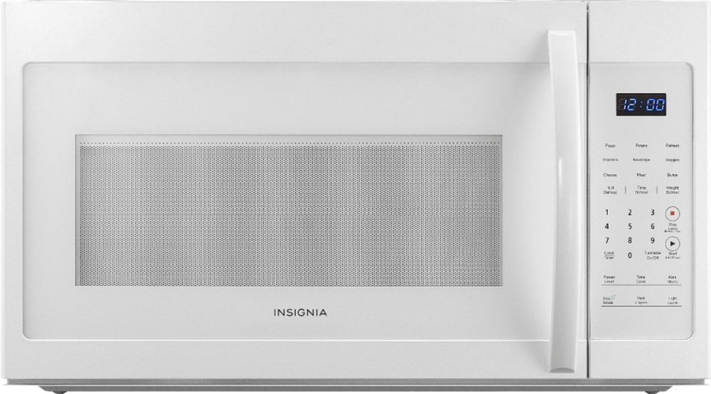 Insignia™ - 1.6 Cu. Ft. Over-the-Range Microwave - White - Super 70% Off