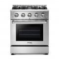 Thor Kitchen - 4.2 cu. ft. Slide-In Professional Gas Range - Stainless Steel
