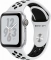 Apple Watch Nike+ Series 4 (GPS), 40mm Silver Aluminum Case with Pure Platinum/Black Nike Sport Band - Silver Aluminum