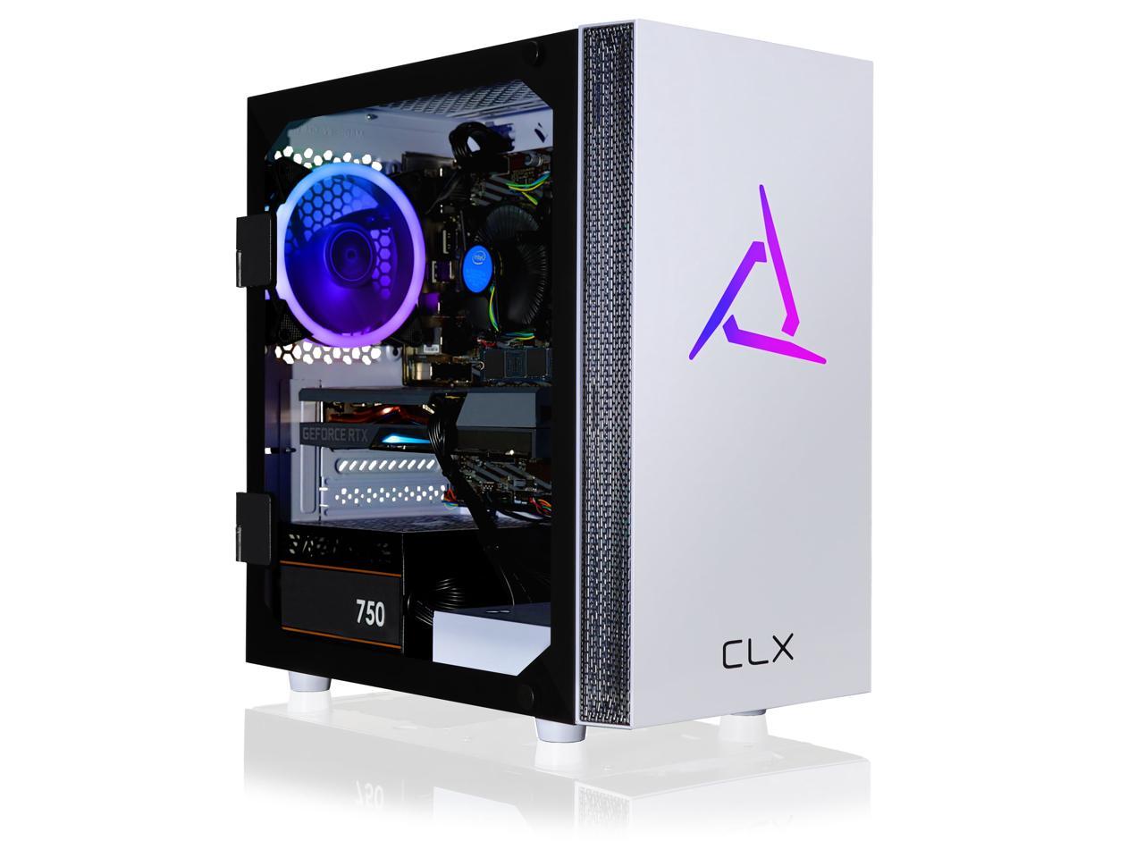 CLX SET Gaming Desktop - Intel Core i7 13700KF - 32GB DDR5 4800 Memory -  GeForce RTX 3080 - 1TB NVMe M.2 SSD + 4TB HDD - White - Super 70% Off