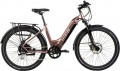 Aventon - Level Commuter Step-Through Ebike w/ 40 mile Max Operating Range and 28 MPH Max Speed - Rose Gold