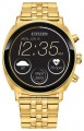 Citizen - CZ Smart 41mm Unisex Stainless Steel Casual Smartwatch with IP Stainless Steel Bracelet - Gold
